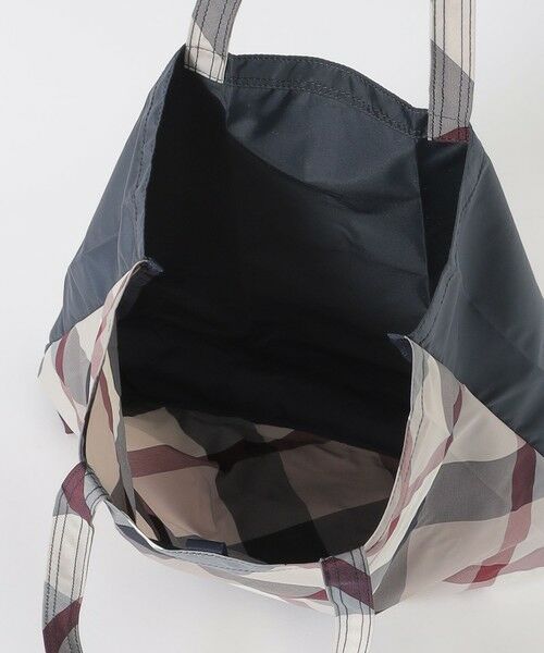 BLUE LABEL / BLACK LABEL CRESTBRIDGE / ブルーレーベル / ブラックレーベル・クレストブリッジ  ショルダーバッグ | パーシャルクレストブリッジチェックエコバッグ | 詳細7