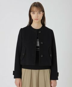 BLUE LABEL / BLACK LABEL CRESTBRIDGE / ブルーレーベル / ブラックレーベル・クレストブリッジ  その他アウター | ファインダブルビーバーノーカラージャケット