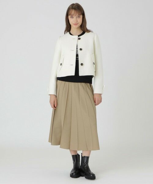 BLUE LABEL / BLACK LABEL CRESTBRIDGE / ブルーレーベル / ブラックレーベル・クレストブリッジ  その他アウター | ファインダブルビーバーノーカラージャケット | 詳細1