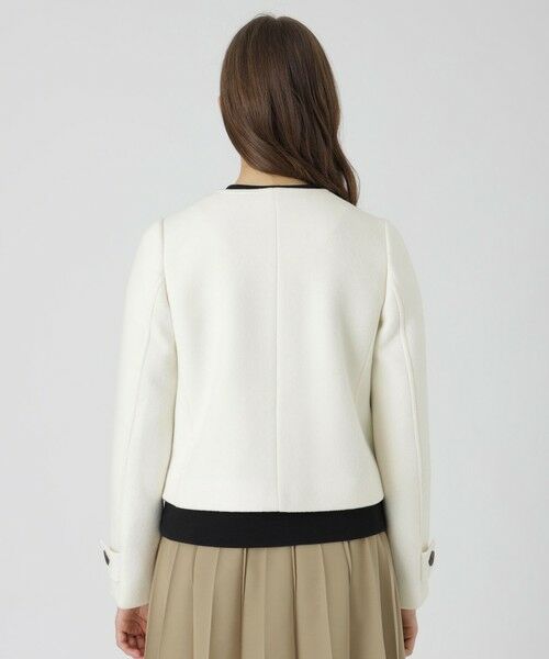 BLUE LABEL / BLACK LABEL CRESTBRIDGE / ブルーレーベル / ブラックレーベル・クレストブリッジ  その他アウター | ファインダブルビーバーノーカラージャケット | 詳細4