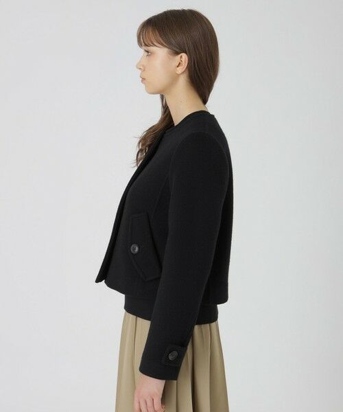 BLUE LABEL / BLACK LABEL CRESTBRIDGE / ブルーレーベル / ブラックレーベル・クレストブリッジ  その他アウター | ファインダブルビーバーノーカラージャケット | 詳細13