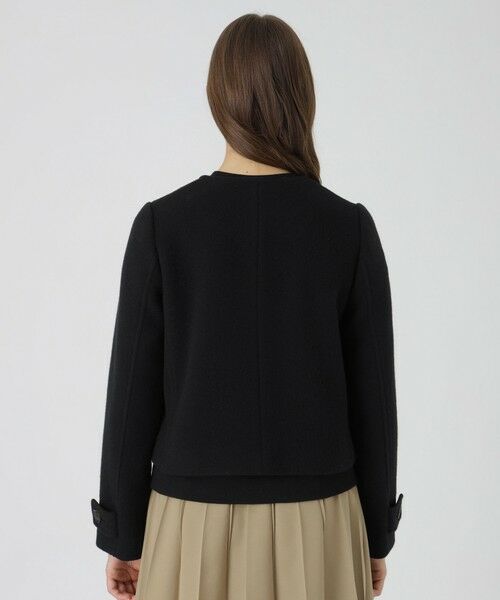 BLUE LABEL / BLACK LABEL CRESTBRIDGE / ブルーレーベル / ブラックレーベル・クレストブリッジ  その他アウター | ファインダブルビーバーノーカラージャケット | 詳細14