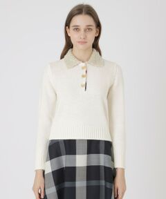 BLUE LABEL / BLACK LABEL CRESTBRIDGE / ブルーレーベル / ブラックレーベル・クレストブリッジ  ニット・セーター | ヘアリーアルパカウールスパンコールカラーニット