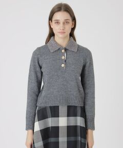 BLUE LABEL / BLACK LABEL CRESTBRIDGE / ブルーレーベル / ブラックレーベル・クレストブリッジ  ニット・セーター | ヘアリーアルパカウールスパンコールカラーニット