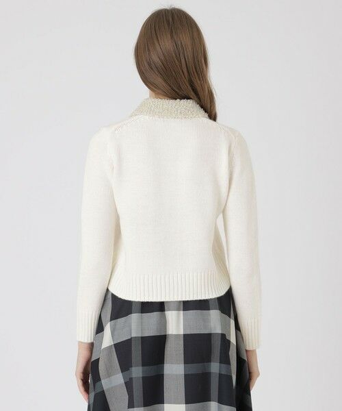 BLUE LABEL / BLACK LABEL CRESTBRIDGE / ブルーレーベル / ブラックレーベル・クレストブリッジ  ニット・セーター | ヘアリーアルパカウールスパンコールカラーニット | 詳細3