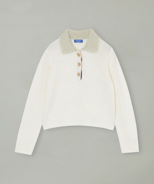 BLUE LABEL / BLACK LABEL CRESTBRIDGE / ブルーレーベル / ブラックレーベル・クレストブリッジ  ニット・セーター | ヘアリーアルパカウールスパンコールカラーニット | 詳細4