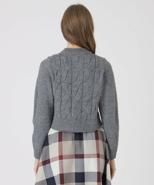 BLUE LABEL / BLACK LABEL CRESTBRIDGE / ブルーレーベル / ブラックレーベル・クレストブリッジ  ニット・セーター | 【限定カラーあり】ヘアリーアルパカウールカーディガン | 詳細7