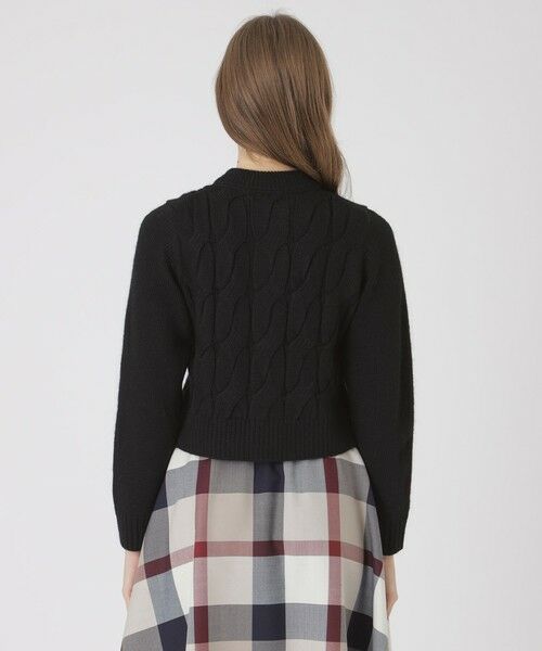 BLUE LABEL / BLACK LABEL CRESTBRIDGE / ブルーレーベル / ブラックレーベル・クレストブリッジ  ニット・セーター | 【限定カラーあり】ヘアリーアルパカウールカーディガン | 詳細11
