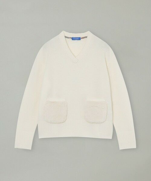 BLUE LABEL / BLACK LABEL CRESTBRIDGE / ブルーレーベル / ブラックレーベル・クレストブリッジ  ニット・セーター | ラムズウールニットプルオーバー | 詳細5