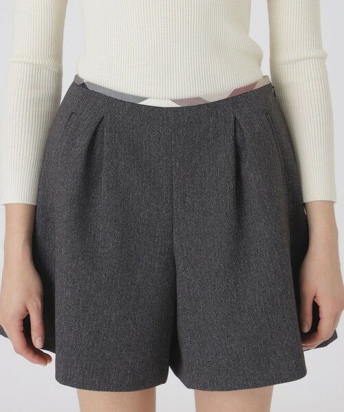 BLUE LABEL / BLACK LABEL CRESTBRIDGE / ブルーレーベル / ブラックレーベル・クレストブリッジ その他パンツ | シックへリンボンキュロットパンツ | 詳細4