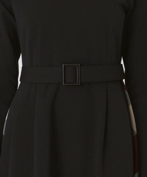BLUE LABEL / BLACK LABEL CRESTBRIDGE / ブルーレーベル / ブラックレーベル・クレストブリッジ ドレス | 【一部店舗限定】ミラノリブ裏起毛パーシャルチェックドレス | 詳細3