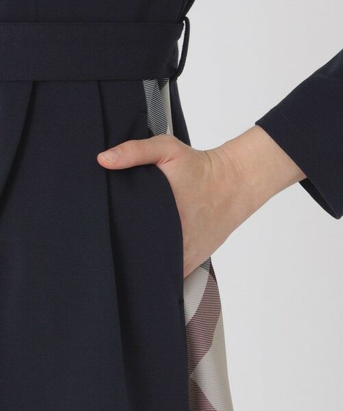 BLUE LABEL / BLACK LABEL CRESTBRIDGE / ブルーレーベル / ブラックレーベル・クレストブリッジ ドレス | 【一部店舗限定】ミラノリブ裏起毛パーシャルチェックドレス | 詳細11