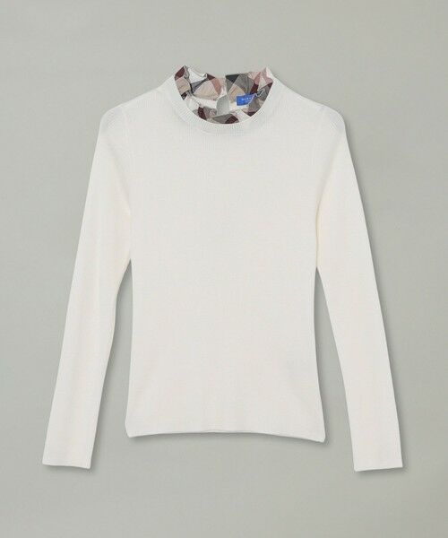 BLUE LABEL / BLACK LABEL CRESTBRIDGE / ブルーレーベル / ブラックレーベル・クレストブリッジ  ニット・セーター | 【一部店舗限定】チェックカラーニットプルオーバー | 詳細5