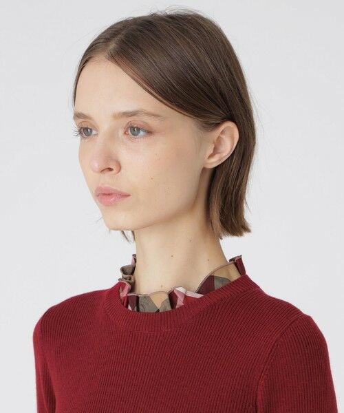 BLUE LABEL / BLACK LABEL CRESTBRIDGE / ブルーレーベル / ブラックレーベル・クレストブリッジ  ニット・セーター | 【一部店舗限定】チェックカラーニットプルオーバー | 詳細14