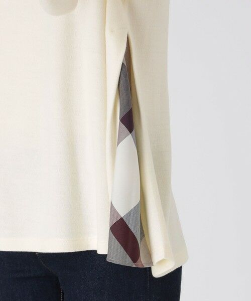 BLUE LABEL / BLACK LABEL CRESTBRIDGE / ブルーレーベル / ブラックレーベル・クレストブリッジ  カットソー | 【一部店舗限定】ウールアクリルブレンドスムースカットソー | 詳細4