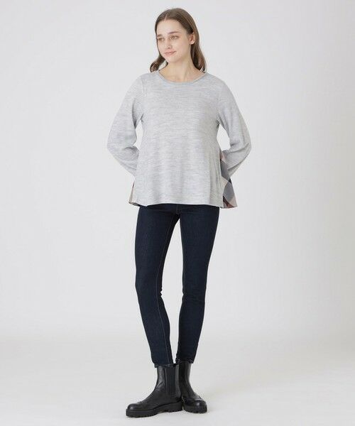 BLUE LABEL / BLACK LABEL CRESTBRIDGE / ブルーレーベル / ブラックレーベル・クレストブリッジ  カットソー | 【一部店舗限定】ウールアクリルブレンドスムースカットソー | 詳細6