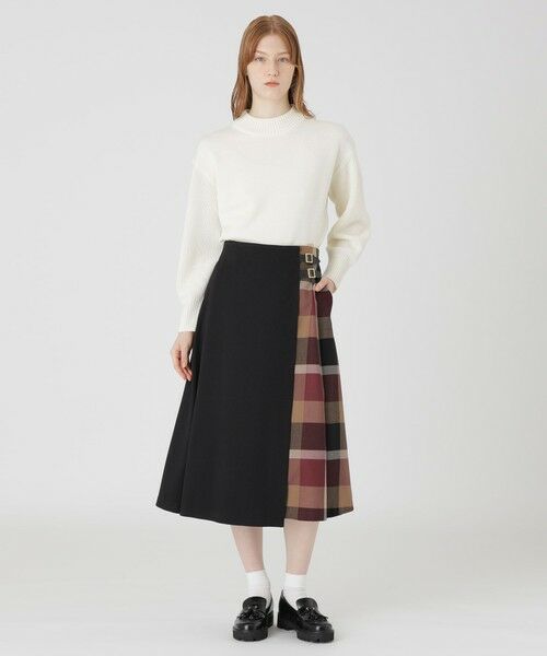 BLUE LABEL / BLACK LABEL CRESTBRIDGE / ブルーレーベル / ブラックレーベル・クレストブリッジ その他パンツ | 【一部店舗限定】エレガントサキソニースカート風パンツ | 詳細1