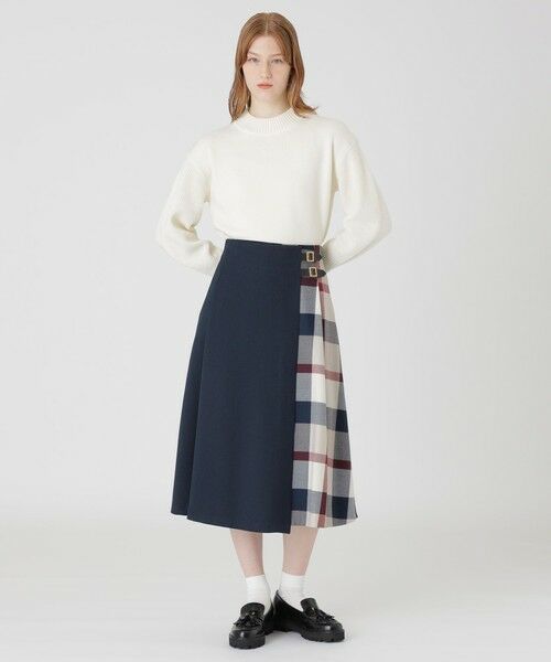 BLUE LABEL / BLACK LABEL CRESTBRIDGE / ブルーレーベル / ブラックレーベル・クレストブリッジ その他パンツ | 【一部店舗限定】エレガントサキソニースカート風パンツ | 詳細8