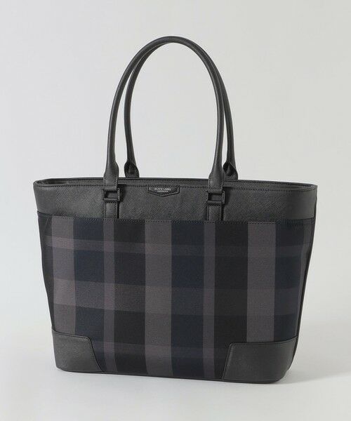 BLUE LABEL / BLACK LABEL CRESTBRIDGE / ブルーレーベル / ブラックレーベル・クレストブリッジ  ショルダーバッグ | 【一部店舗限定】トーナルクレストブリッジチェックトートバッグ（ネイビー1）