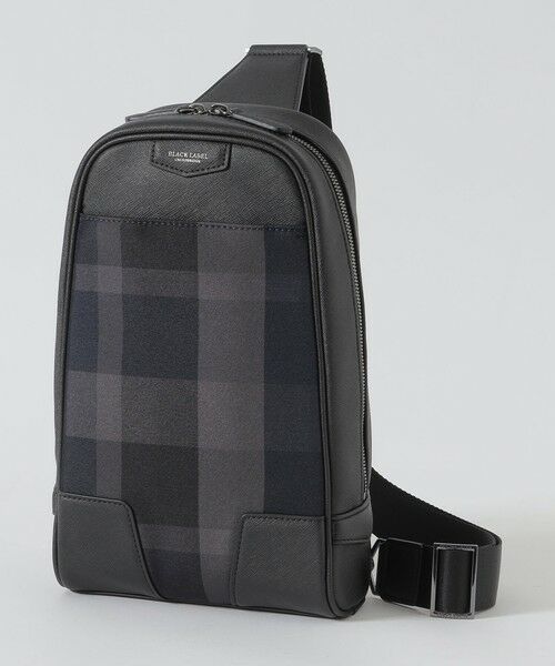 BLUE LABEL / BLACK LABEL CRESTBRIDGE / ブルーレーベル / ブラックレーベル・クレストブリッジ  ショルダーバッグ | 【一部店舗限定】トーナルクレストブリッジチェックボディバッグ（ネイビー1）
