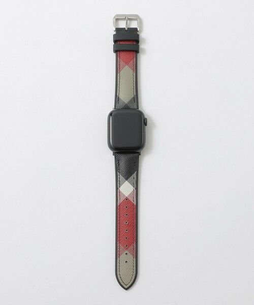 BLUE LABEL / BLACK LABEL CRESTBRIDGE / ブルーレーベル / ブラックレーベル・クレストブリッジ  財布・コインケース・マネークリップ | クレストブリッジチェックApple Watch miniバンド（レッド3）