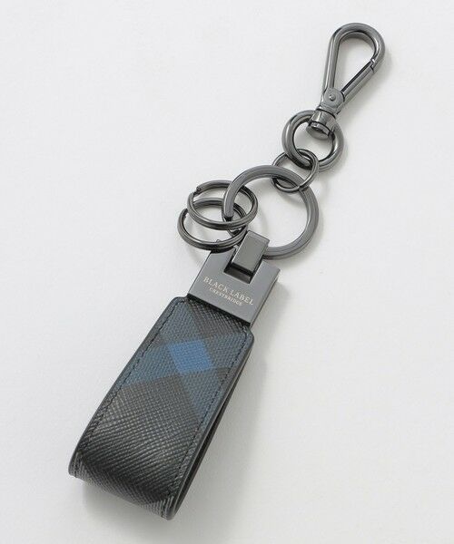 BLUE LABEL / BLACK LABEL CRESTBRIDGE / ブルーレーベル / ブラックレーベル・クレストブリッジ  財布・コインケース・マネークリップ | クレストブリッジチェックキーストラップ（ブラック）