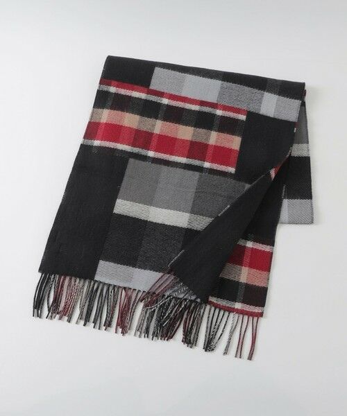 BLUE LABEL / BLACK LABEL CRESTBRIDGE / ブルーレーベル / ブラックレーベル・クレストブリッジ  マフラー・ショール・スヌード・ストール | 【渋谷店・WEB限定】パッチワークランダムチェックマフラー | 詳細1