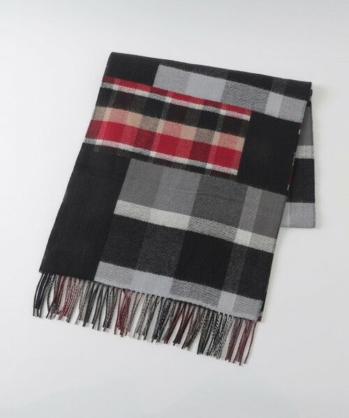 BLUE LABEL / BLACK LABEL CRESTBRIDGE / ブルーレーベル / ブラックレーベル・クレストブリッジ  マフラー・ショール・スヌード・ストール | 【渋谷店・WEB限定】パッチワークランダムチェックマフラー | 詳細3
