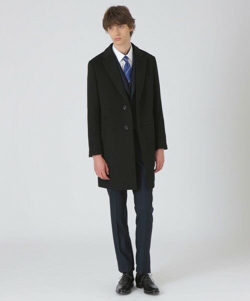 BLUE LABEL / BLACK LABEL CRESTBRIDGE / ブルーレーベル / ブラックレーベル・クレストブリッジ  その他アウター | 【一部店舗限定】ウールビーバーチェスターコート（ブラック）