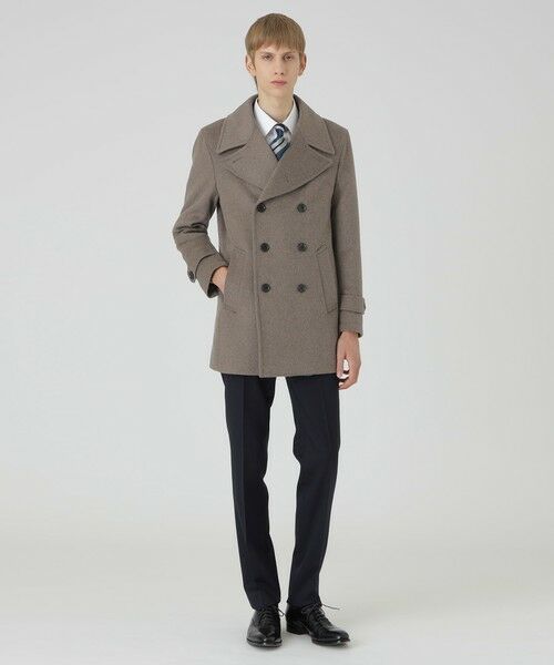 BLUE LABEL / BLACK LABEL CRESTBRIDGE / ブルーレーベル / ブラックレーベル・クレストブリッジ  その他アウター | 【一部店舗限定】ウールビーバーピーコート | 詳細8