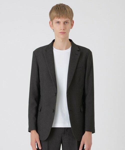 BLUE LABEL / BLACK LABEL CRESTBRIDGE / ブルーレーベル / ブラックレーベル・クレストブリッジ  テーラードジャケット | 【一部店舗限定】ダブルフェイスメランジジャケット（グレー5）