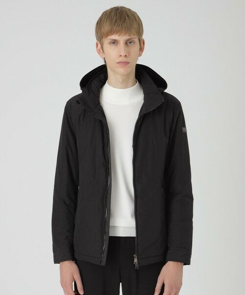 BLUE LABEL / BLACK LABEL CRESTBRIDGE / ブルーレーベル / ブラックレーベル・クレストブリッジ  その他アウター | 【一部店舗限定】ワッシャーナイロンパデッドパーカー（ブラック）
