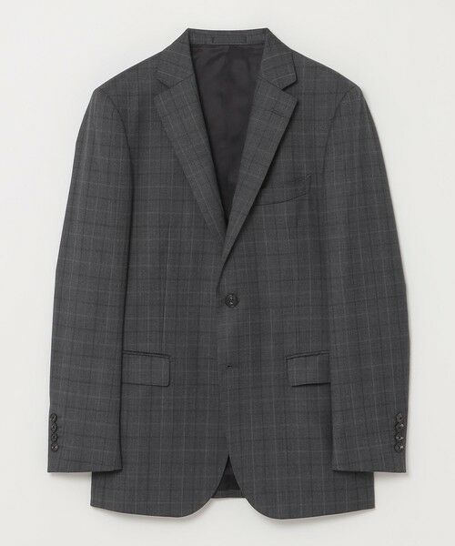 BLUE LABEL / BLACK LABEL CRESTBRIDGE / ブルーレーベル / ブラックレーベル・クレストブリッジ  セットアップ | チャコールグレーマルチカラーチェックスーツ | 詳細4