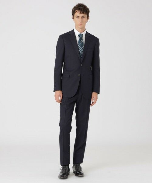 BLUE LABEL / BLACK LABEL CRESTBRIDGE / ブルーレーベル / ブラックレーベル・クレストブリッジ  セットアップ | ネイビーソリッドスーツ | 詳細1