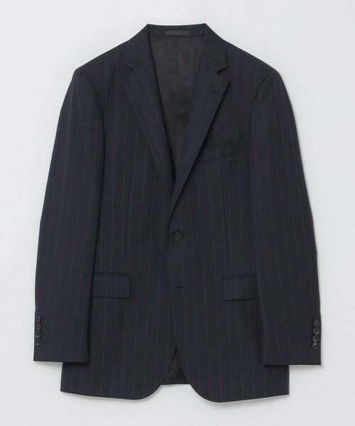 BLUE LABEL / BLACK LABEL CRESTBRIDGE / ブルーレーベル / ブラックレーベル・クレストブリッジ  セットアップ | ネイビーオルタネートストライプスリーピーススーツ | 詳細6