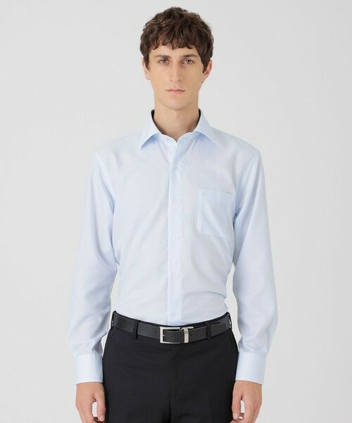 BLUE LABEL / BLACK LABEL CRESTBRIDGE / ブルーレーベル / ブラックレーベル・クレストブリッジ  シャツ・ブラウス | 【一部店舗限定】テクニカルブロックチェックセミワイドカラーシャツ | 詳細6