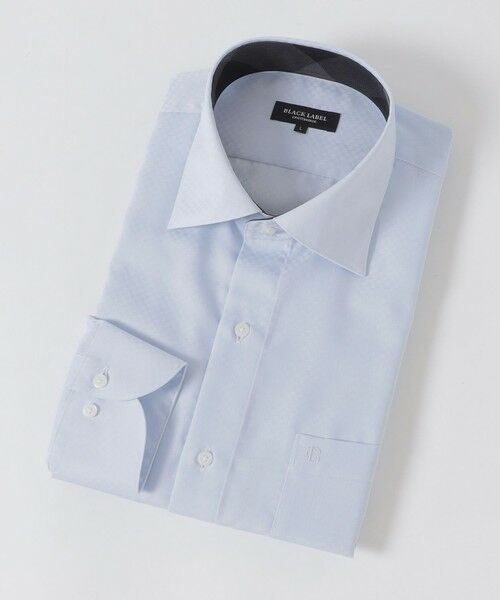 BLUE LABEL / BLACK LABEL CRESTBRIDGE / ブルーレーベル / ブラックレーベル・クレストブリッジ  シャツ・ブラウス | 【一部店舗限定】テクニカルブロックチェックセミワイドカラーシャツ（ライトブルー3）