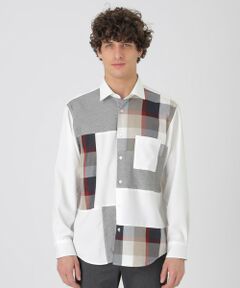 BLUE LABEL / BLACK LABEL CRESTBRIDGE / ブルーレーベル / ブラックレーベル・クレストブリッジ  シャツ・ブラウス | クレスブリッジチェックパッチワークシャツ