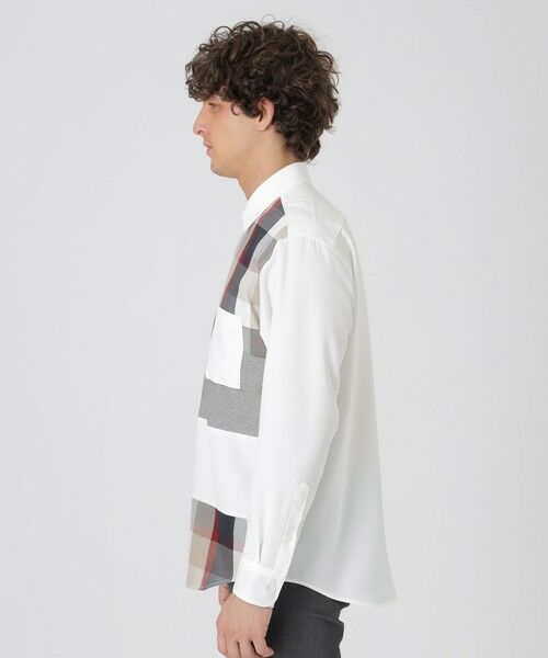 BLUE LABEL / BLACK LABEL CRESTBRIDGE / ブルーレーベル / ブラックレーベル・クレストブリッジ  シャツ・ブラウス | クレスブリッジチェックパッチワークシャツ | 詳細2