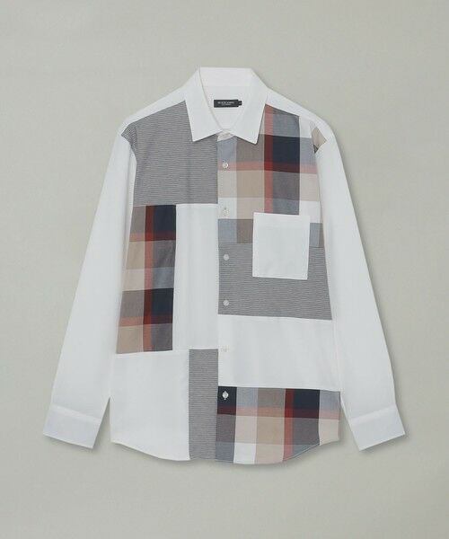 BLUE LABEL / BLACK LABEL CRESTBRIDGE / ブルーレーベル / ブラックレーベル・クレストブリッジ  シャツ・ブラウス | クレスブリッジチェックパッチワークシャツ | 詳細5