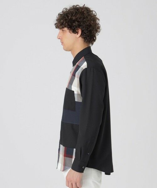 BLUE LABEL / BLACK LABEL CRESTBRIDGE / ブルーレーベル / ブラックレーベル・クレストブリッジ  シャツ・ブラウス | クレスブリッジチェックパッチワークシャツ | 詳細7