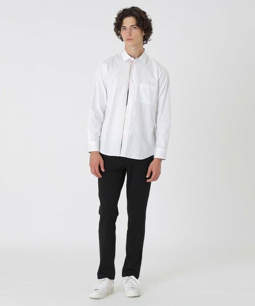 BLUE LABEL / BLACK LABEL CRESTBRIDGE / ブルーレーベル / ブラックレーベル・クレストブリッジ  シャツ・ブラウス | 【一部店舗限定】パーシャルチェックコットンツイルシャツ | 詳細1