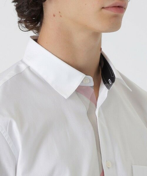 BLUE LABEL / BLACK LABEL CRESTBRIDGE / ブルーレーベル / ブラックレーベル・クレストブリッジ  シャツ・ブラウス | 【一部店舗限定】パーシャルチェックコットンツイルシャツ | 詳細4