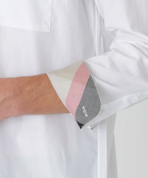 BLUE LABEL / BLACK LABEL CRESTBRIDGE / ブルーレーベル / ブラックレーベル・クレストブリッジ  シャツ・ブラウス | 【一部店舗限定】パーシャルチェックコットンツイルシャツ | 詳細5