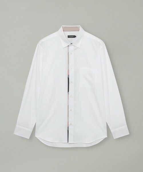 BLUE LABEL / BLACK LABEL CRESTBRIDGE / ブルーレーベル / ブラックレーベル・クレストブリッジ  シャツ・ブラウス | 【一部店舗限定】パーシャルチェックコットンツイルシャツ | 詳細6