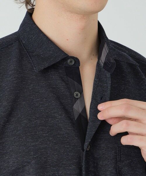 BLUE LABEL / BLACK LABEL CRESTBRIDGE / ブルーレーベル / ブラックレーベル・クレストブリッジ  シャツ・ブラウス | 【一部店舗限定】ストレッチカラミシャツ | 詳細9