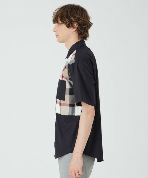 BLUE LABEL / BLACK LABEL CRESTBRIDGE / ブルーレーベル / ブラックレーベル・クレストブリッジ  シャツ・ブラウス | 【一部店舗限定】クレストブリッジチェックパッチワークシャツ | 詳細6