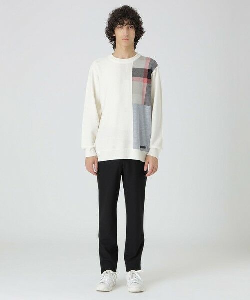 BLUE LABEL / BLACK LABEL CRESTBRIDGE / ブルーレーベル / ブラックレーベル・クレストブリッジ ニット・セーター | 【一部店舗限定】パッチワーククレストブリッジチェックニット | 詳細1