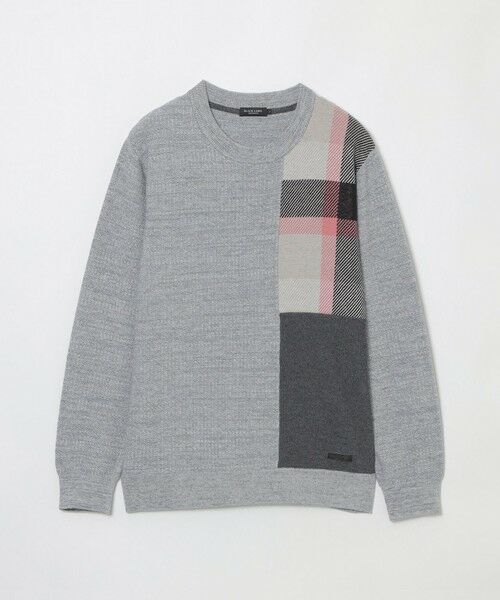 BLUE LABEL / BLACK LABEL CRESTBRIDGE / ブルーレーベル / ブラックレーベル・クレストブリッジ ニット・セーター | 【一部店舗限定】パッチワーククレストブリッジチェックニット | 詳細10