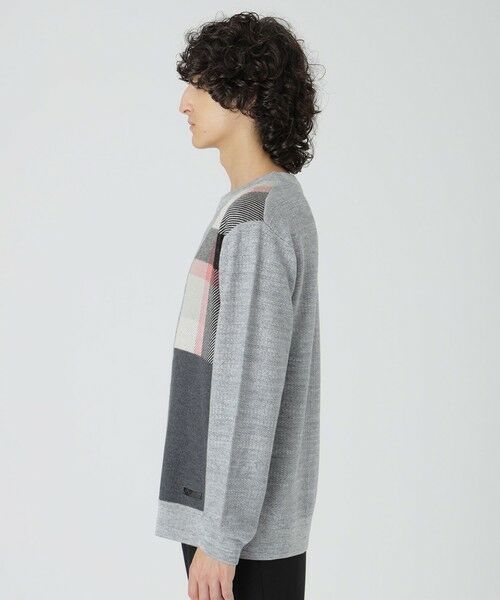 BLUE LABEL / BLACK LABEL CRESTBRIDGE / ブルーレーベル / ブラックレーベル・クレストブリッジ ニット・セーター | 【一部店舗限定】パッチワーククレストブリッジチェックニット | 詳細7